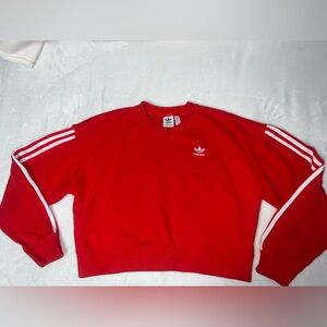 Red Adidas Originals Women’s Adicolor Classics Sweatshirt